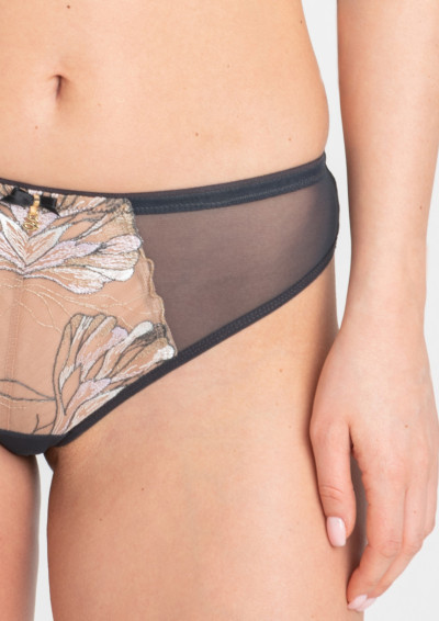 Majtki brazyliany Eteri M300 antracytowy