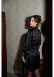 Kimono Black KM czarny Kimono Black KM czarny