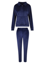 Dres welurowy Blue ribbon HWSET niebieski Dres welurowy Blue ribbon HWSET niebieski