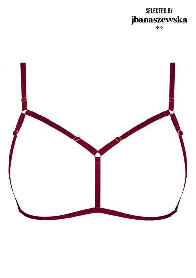 Harness Valentina V100 rubinowy