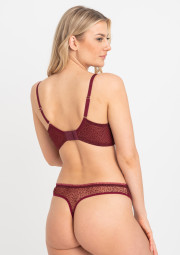 Biustonosz Valentina A332 rubinowy push-up Biustonosz Valentina A332 rubinowy push-up