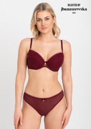 Biustonosz Valentina A332 rubinowy push-up Biustonosz Valentina A332 rubinowy push-up