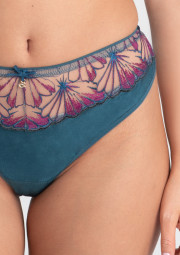 Majtki brazyliany Olette M300 morski w kwiaty Majtki brazyliany Olette M300 morski w kwiaty