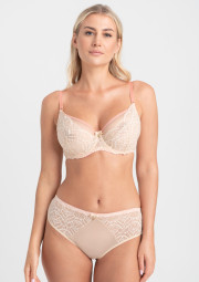 Brazyliany koronkowe Charlotte M300 beżowy