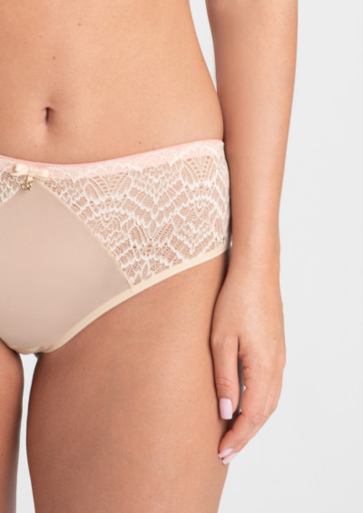 Brazyliany koronkowe Charlotte M300 beżowy