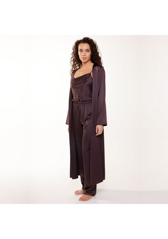 Kimono Nightwear KM czekoladowy