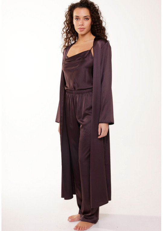 Kimono Nightwear KM czekoladowy