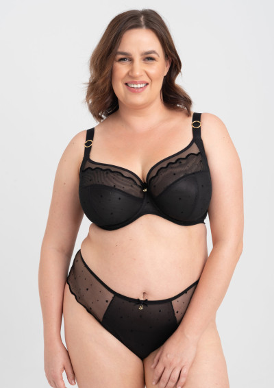 Biustonosz Melania A910 czarny miękki