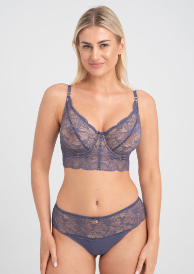 Biustonosz Mila A144 antracytowy miękki