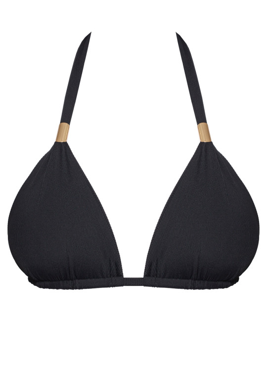 Biustonosz plażowy bikini Venus A130 czarny miękki Biustonosz plażowy bikini Venus A130 czarny miękki