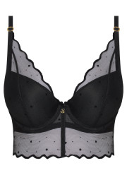 Biustonosz Melania A475 czarny push-up Biustonosz Melania A475 czarny push-up