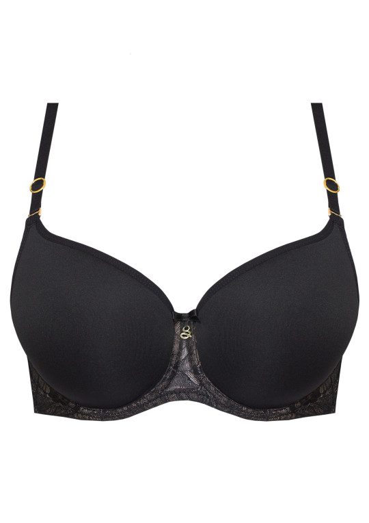 Biustonosz Amelia A460 czarny T-shirt bra Biustonosz Amelia A460 czarny T-shirt bra
