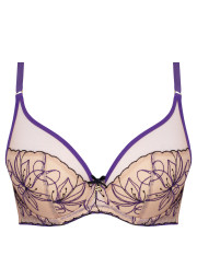 Biustonosz Harper A338 purpurowy push-up Biustonosz Harper A338 purpurowy push-up