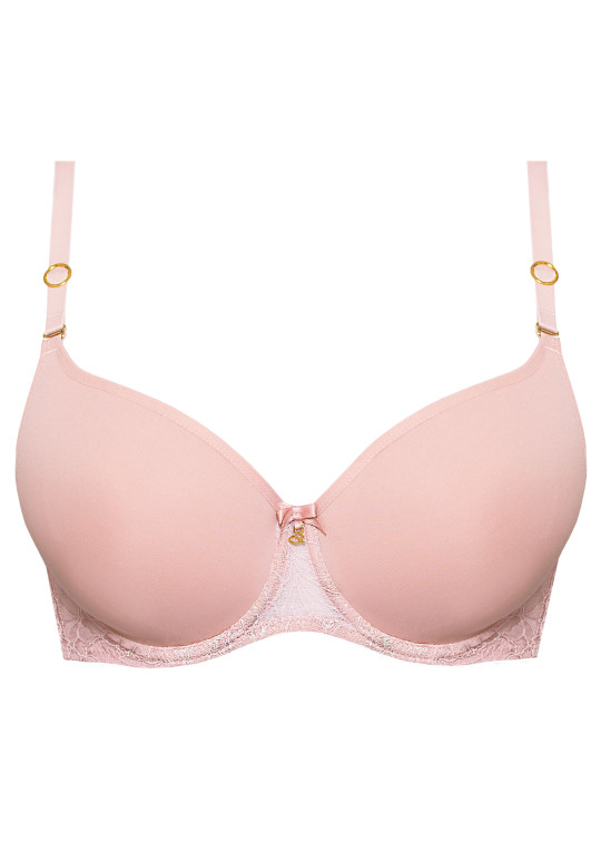 Biustonosz Amelia A460 pudrowy t-shirt bra Biustonosz Amelia A460 pudrowy t-shirt bra