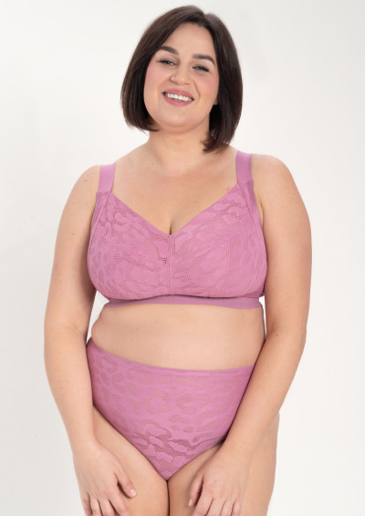 Biustonosz Alex A530 wrzosowy bez fiszbin
