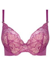 Biustonosz Mila A332 malinowy push-up Biustonosz Mila A332 malinowy push-up