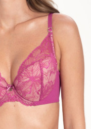 Biustonosz Mila A332 malinowy push-up Biustonosz Mila A332 malinowy push-up