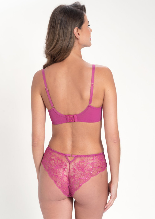 Biustonosz Mila A332 malinowy push-up Biustonosz Mila A332 malinowy push-up
