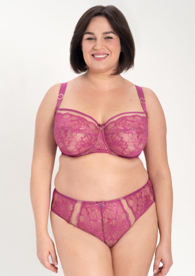 Biustonosz Mila A911 malinowy miękki