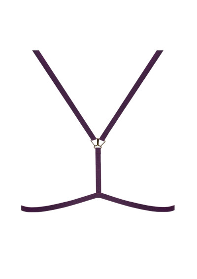 Harness Silvia V100 bakłażanowy