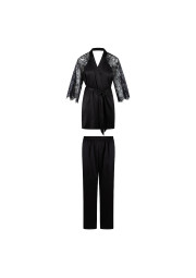 Piżama Black 8007SET czarny Piżama Black 8007SET czarny