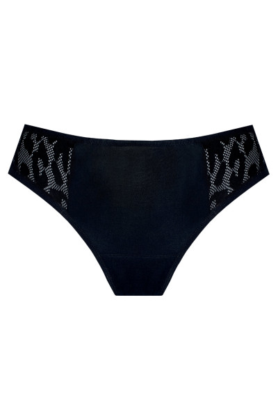 Brazyliany menstruacyjne Alex BM402 czarny