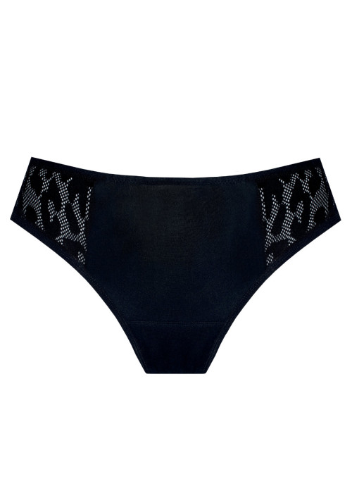 Brazyliany menstruacyjne Alex BM402 czarny
