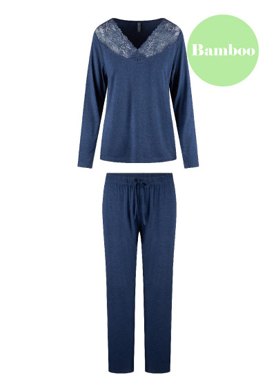 Piżama Dark Denim 8102 granatowy