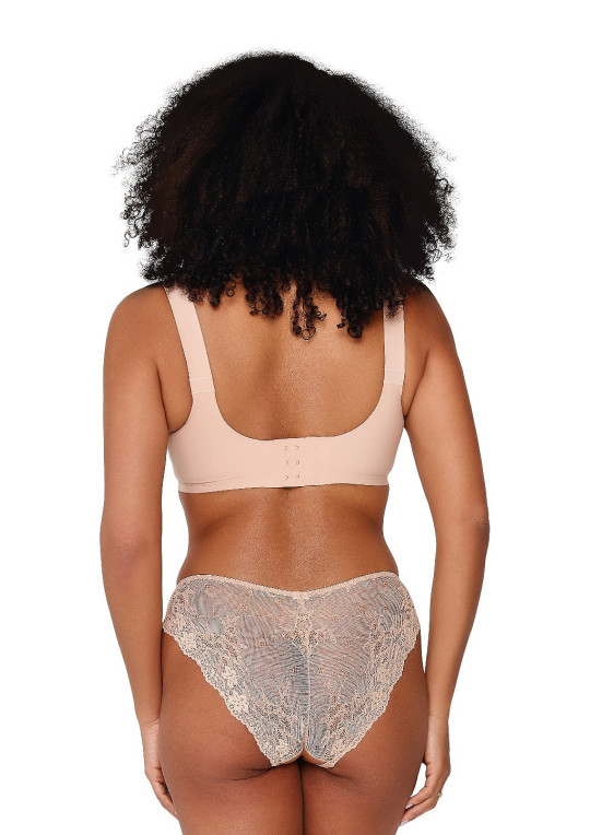 Biustonosz bez fiszbin Daily beżowy