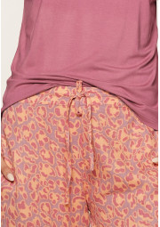 Piżama Leopard Print 8114 różowy Piżama Leopard Print 8114 różowy