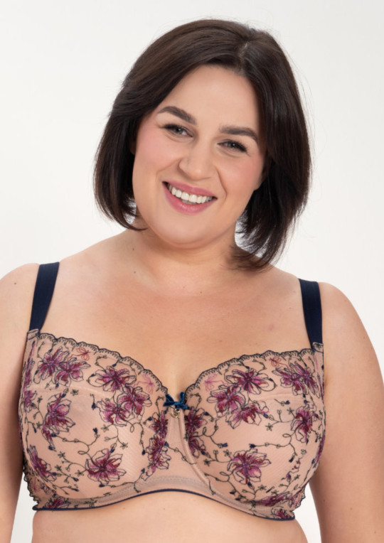 Biustonosz Frida A911 szafirowy miękki