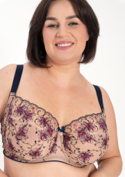 Biustonosz Frida A911 szafirowy miękki