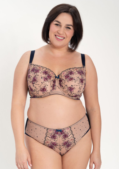 Biustonosz Frida A911 szafirowy miękki