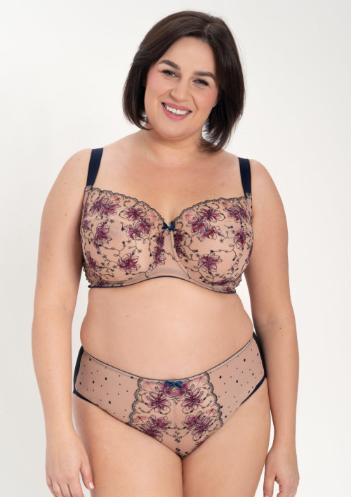 Biustonosz Frida A911 szafirowy miękki