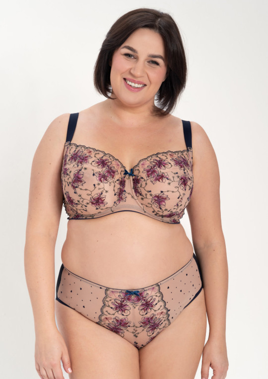 Biustonosz Frida A911 szafirowy miękki