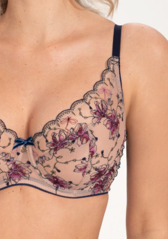 Biustonosz Frida A125 szafirowy miękki