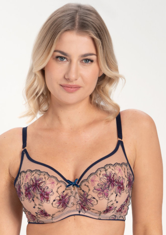 Biustonosz Frida A143 szafirowy miękki