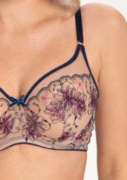 Biustonosz Frida A143 szafirowy miękki