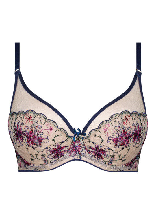 Biustonosz Frida A338 szafirowy push-up