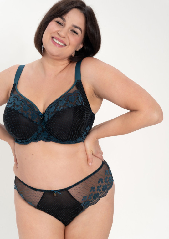 Biustonosz Scarlett A910 lazurowy miękki