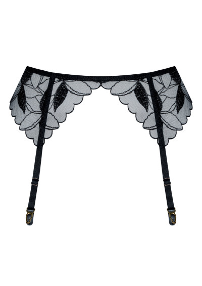 Pas do pończoch Kendall F30 czarny