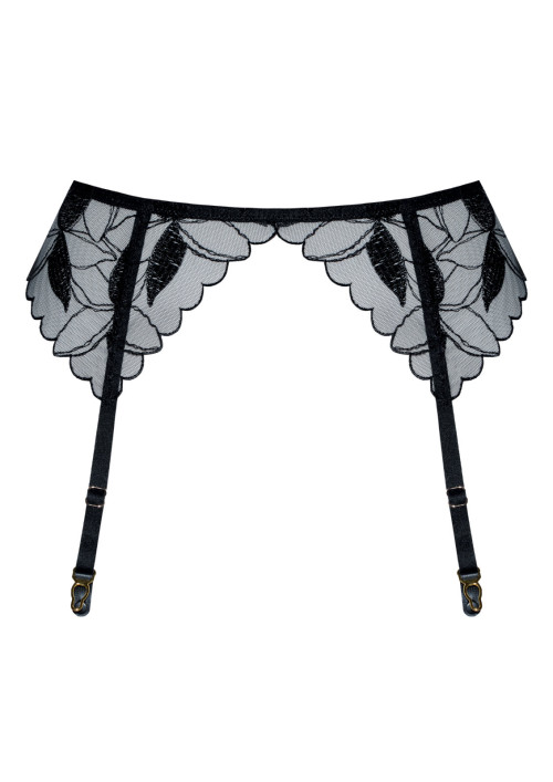 Pas do pończoch Kendall F30 czarny