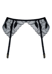 Pas do pończoch Kendall F30 czarny