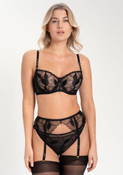 Biustonosz Kendall A142 czarny miękki