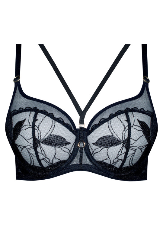 Biustonosz Kendall A143 czarny miękki