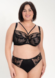 Biustonosz Kendall A922 czarny miękki