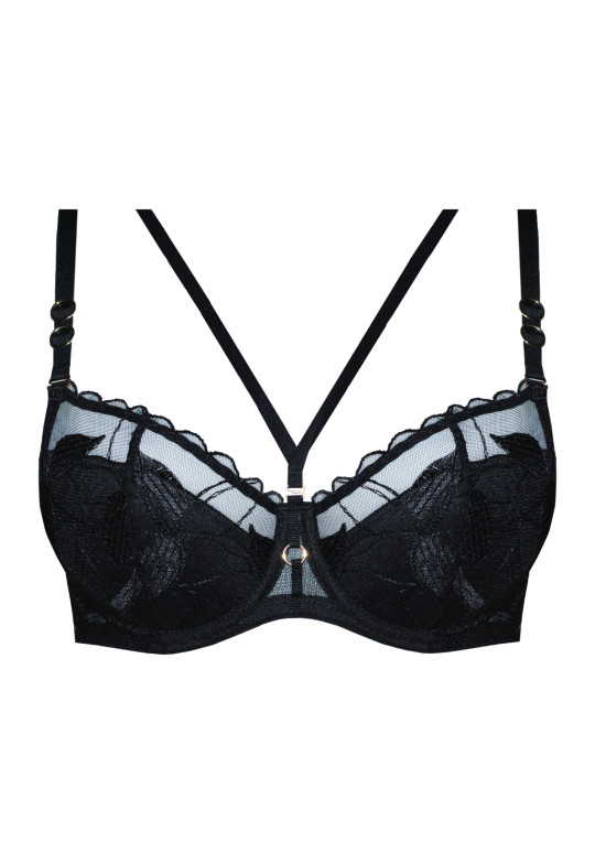 Biustonosz Kendall A337 czarny push-up