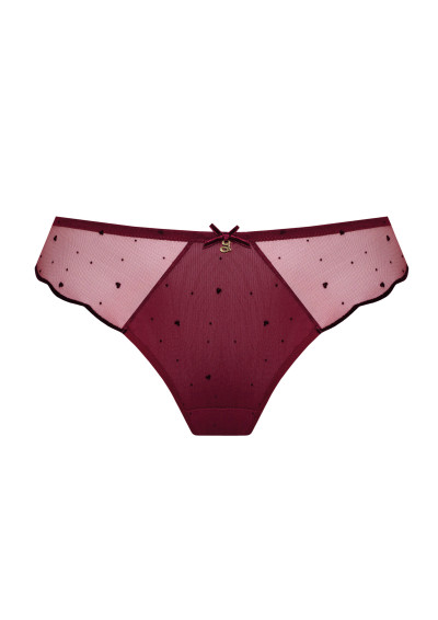 Stringi Melania C300 bordowy