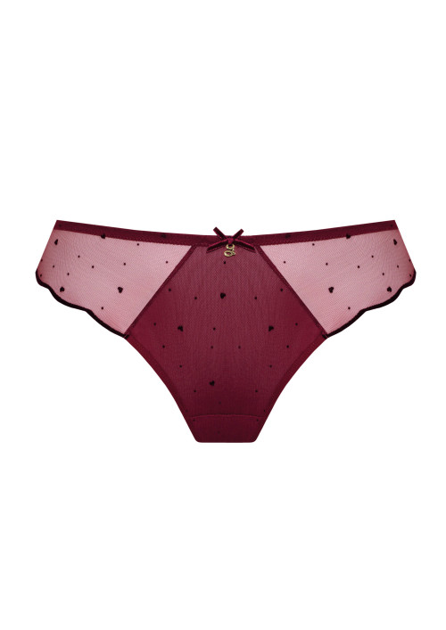 Stringi Melania C300 bordowy