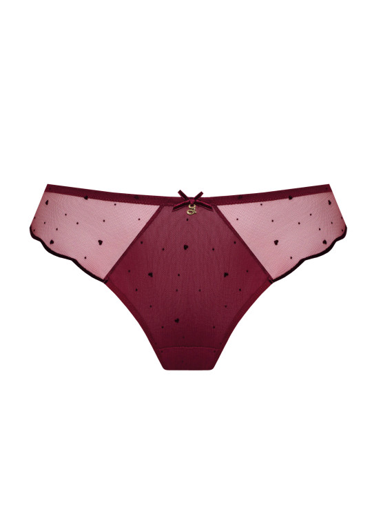 Stringi Melania C300 bordowy